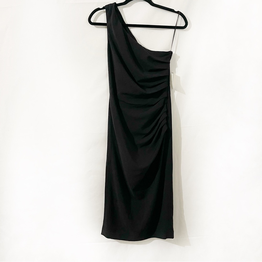 Dress the Population Martine Black Sleeveless Asymmetrical Dress Size S - Picture 4 of 9